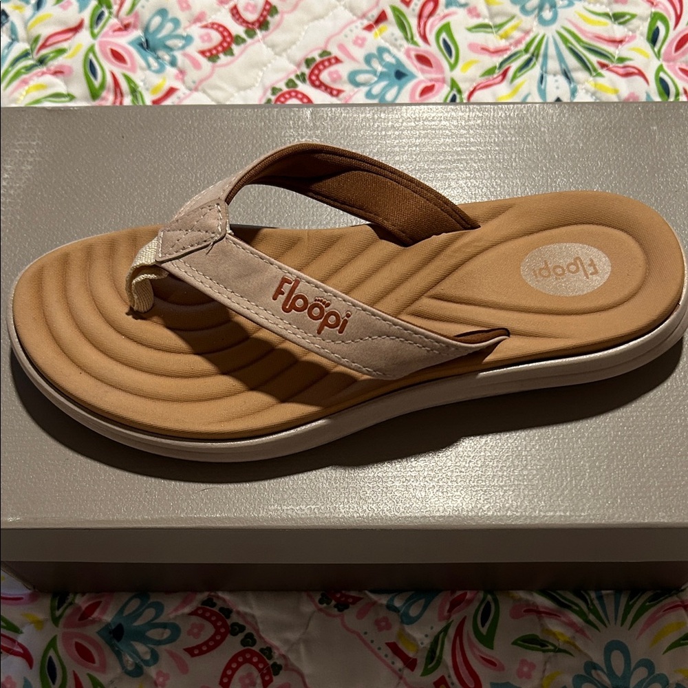 Flojos Tan Flip Flops